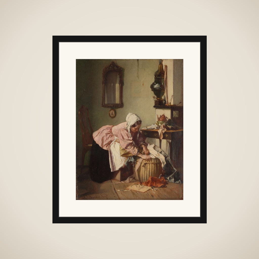 The Rag Basket framed