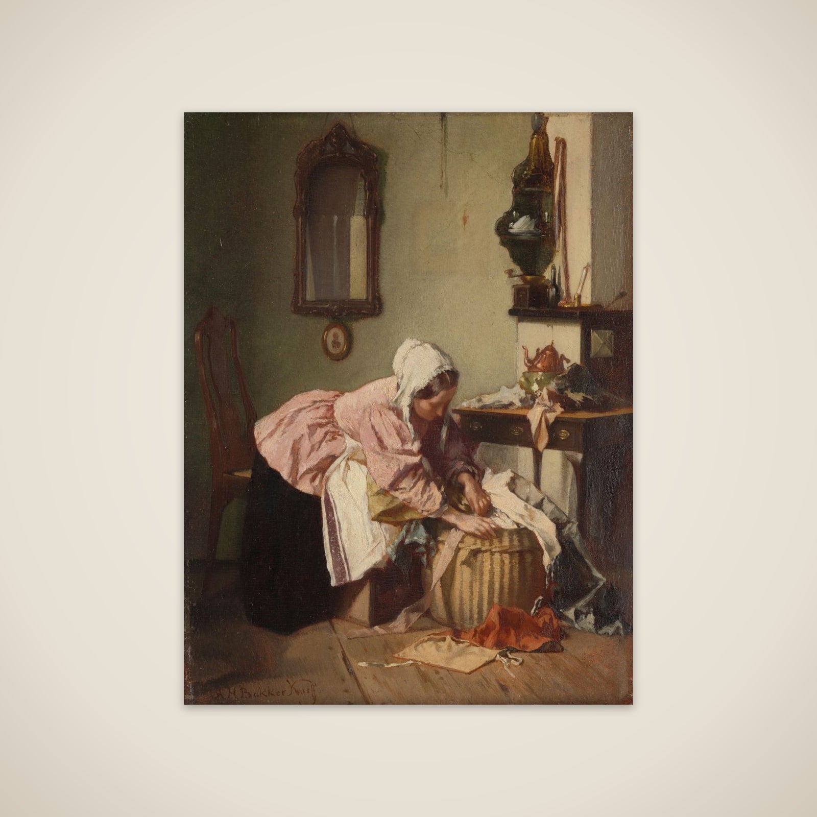 The Rag Basket unframed print