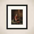 The Waffle Baker framed