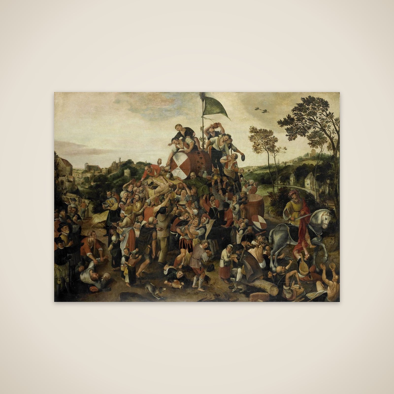 The St Martin's Day Kermis unframed print