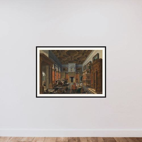 A Company in an Interior framed — shown to scale