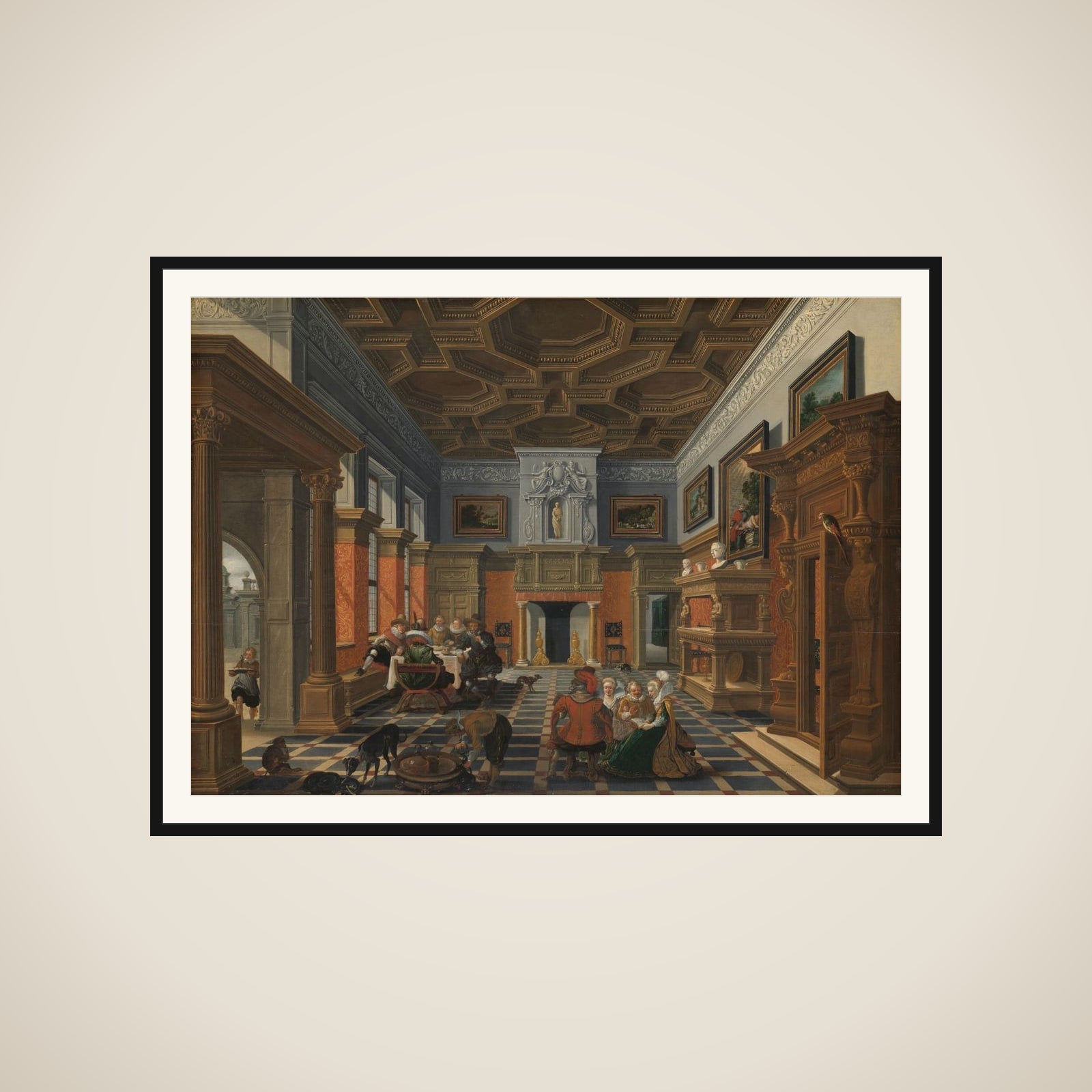 A Company in an Interior framed