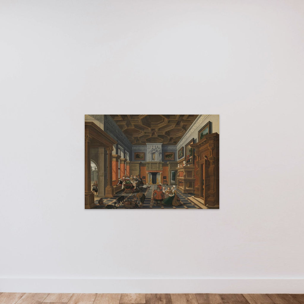 A Company in an Interior unframed — shown to scale