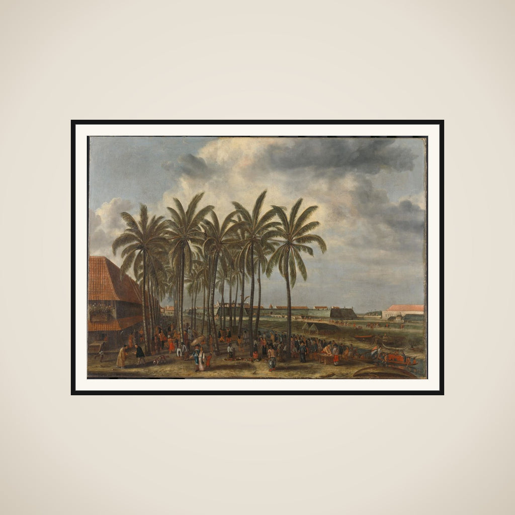 The Castle of Batavia, seen from Kali Besar West framed
