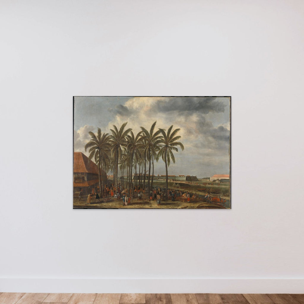 The Castle of Batavia, seen from Kali Besar West unframed — shown to scale