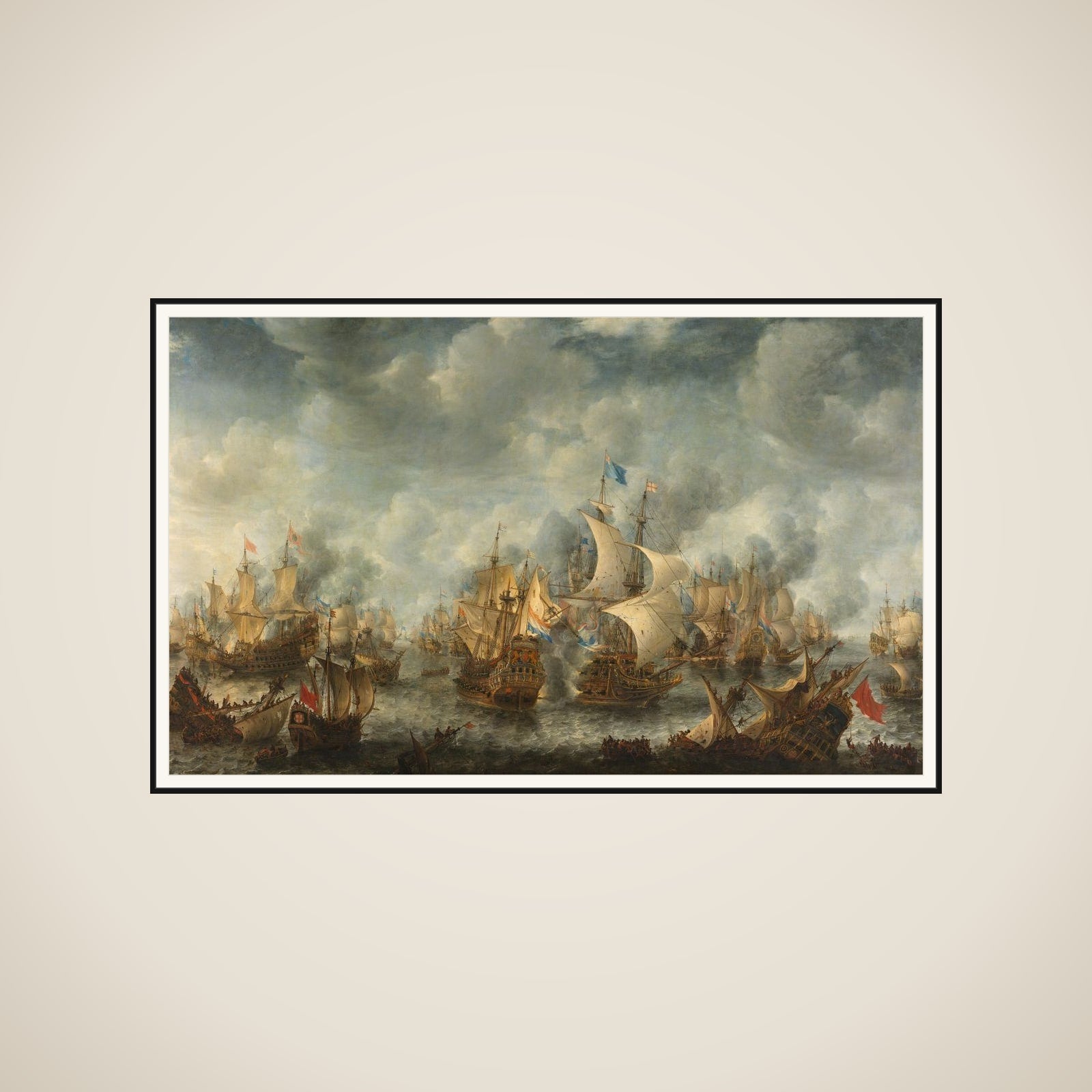 The Battle of Terheide, 10 August 1653 framed