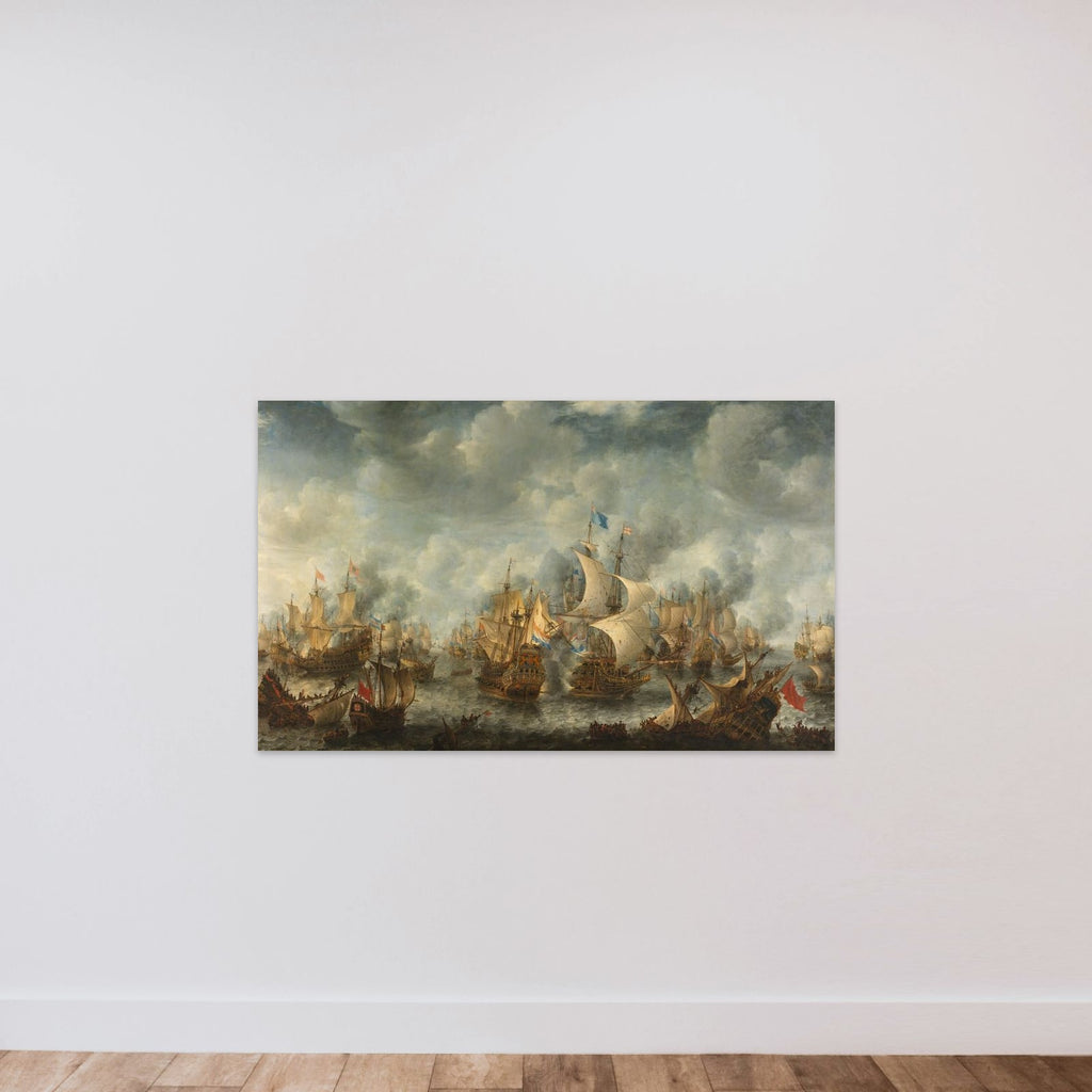 The Battle of Terheide, 10 August 1653 unframed — shown to scale