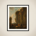 Ruins in Italy framed