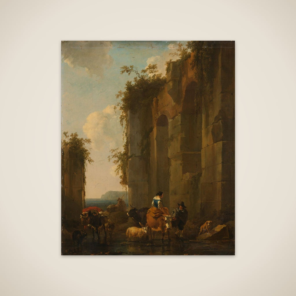 Ruins in Italy unframed print