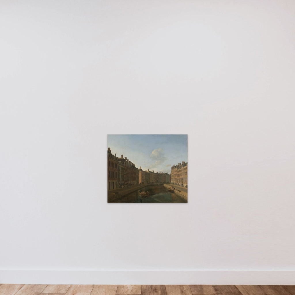The Bend in the Herengracht, Amsterdam unframed — shown to scale