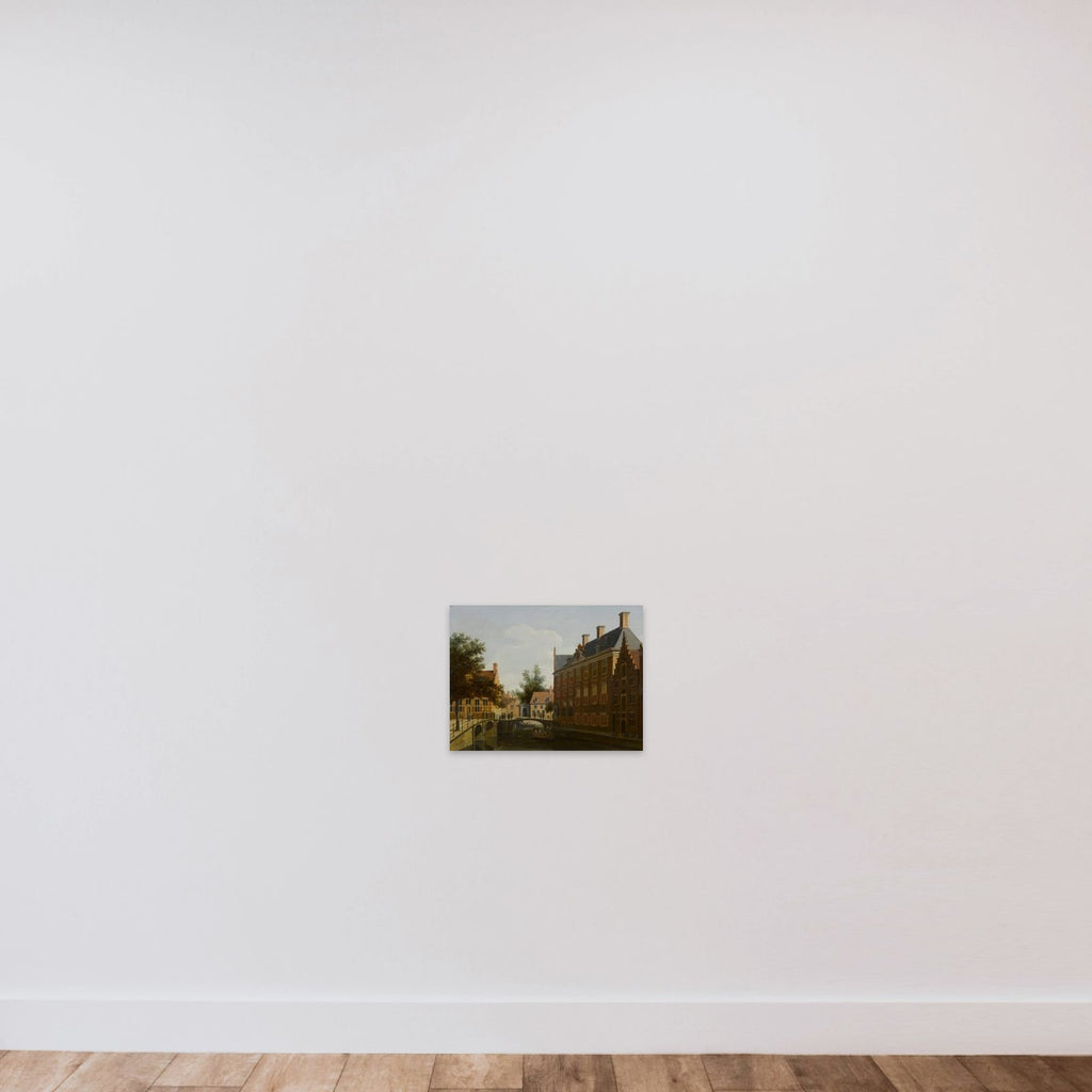 The Oude Zijds Herenlogement (Gentlemen's Hotel) in Amsterdam unframed — shown to scale