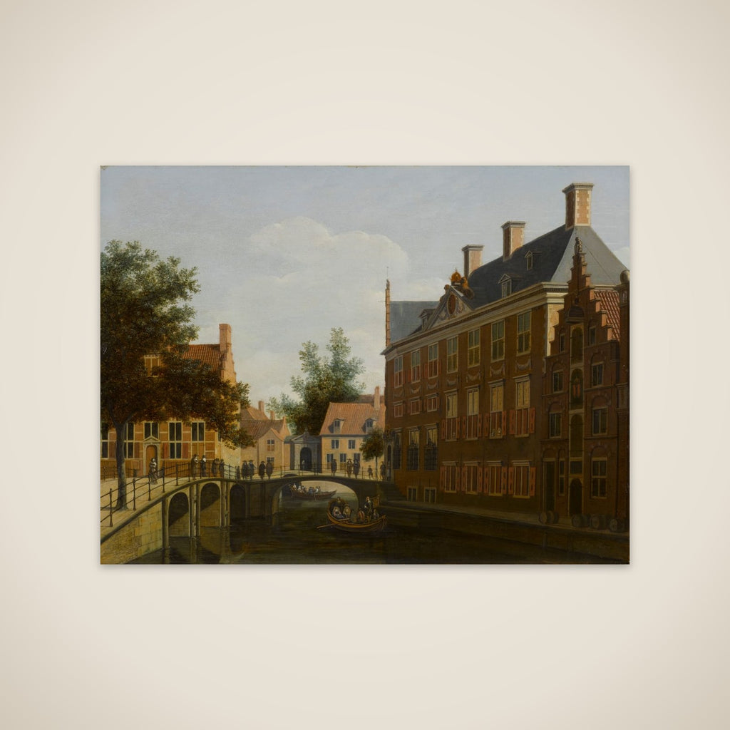 The Oude Zijds Herenlogement (Gentlemen's Hotel) in Amsterdam unframed print