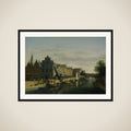 De Waag (Weighing House) and Crane on the Spaarne, Haarlem framed