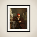 Portrait of Louis Royer (1793-1868). Scupltor framed