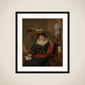 Portrait of Carolina Frederica Kerst (1803-1883). Wife of Louis Royer framed