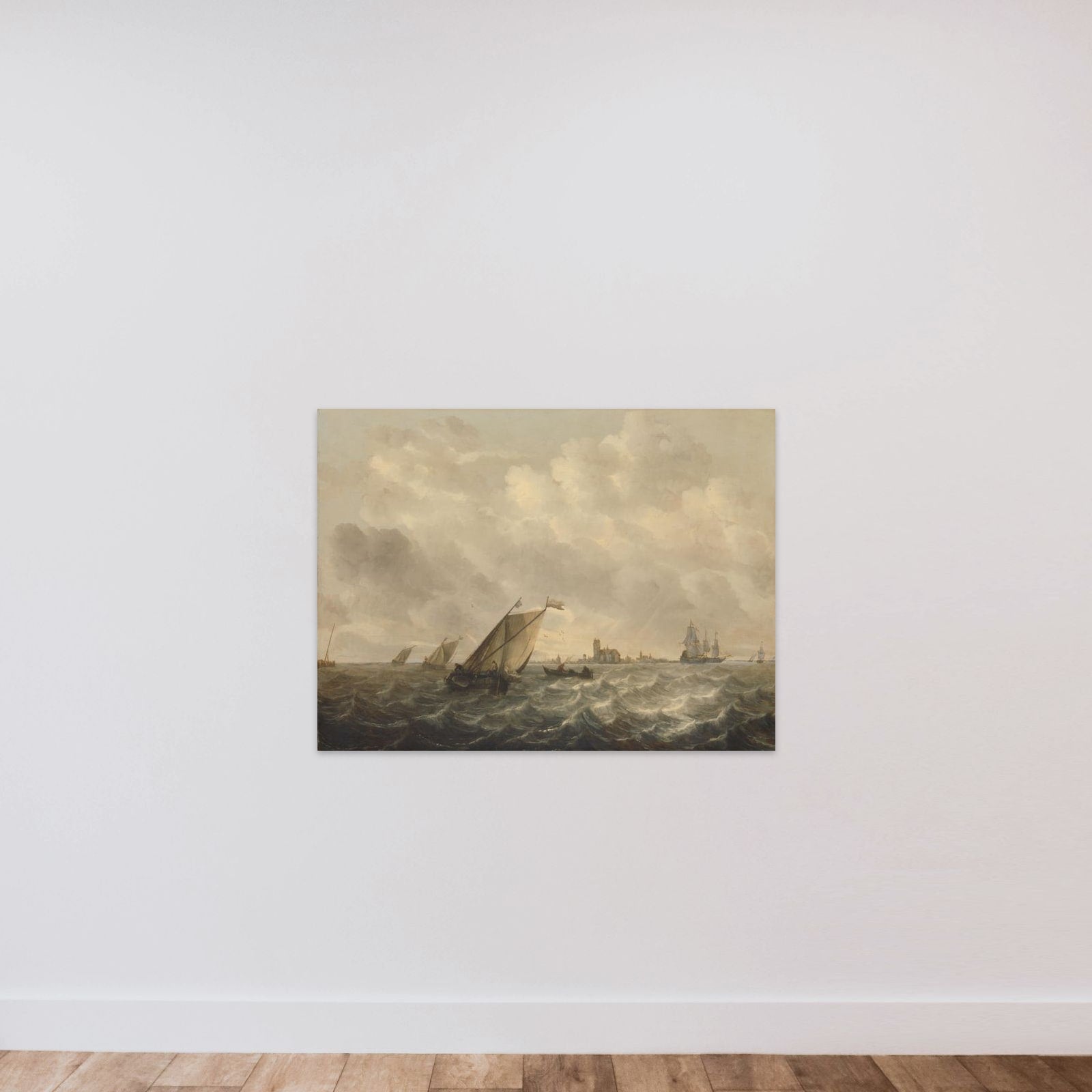 River View unframed — shown to scale