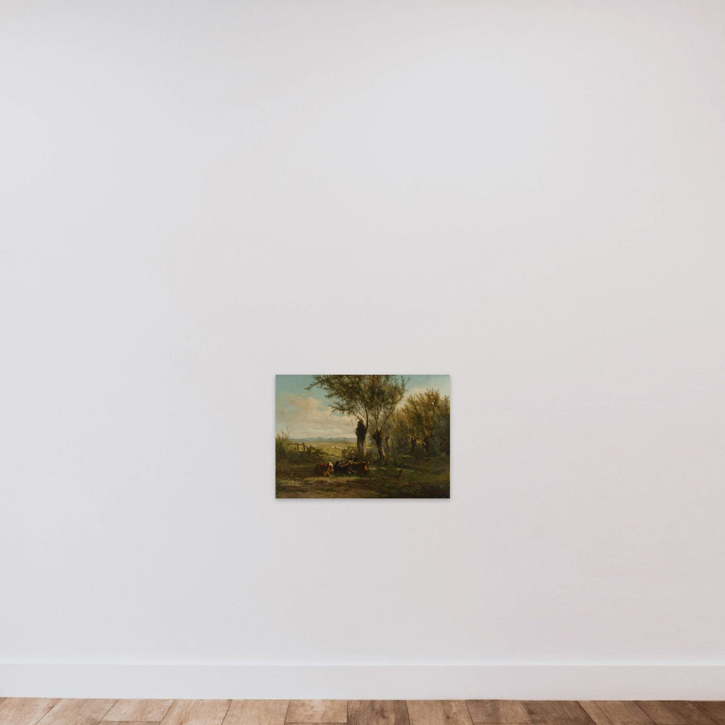 Meadow near Oosterbeek unframed — shown to scale
