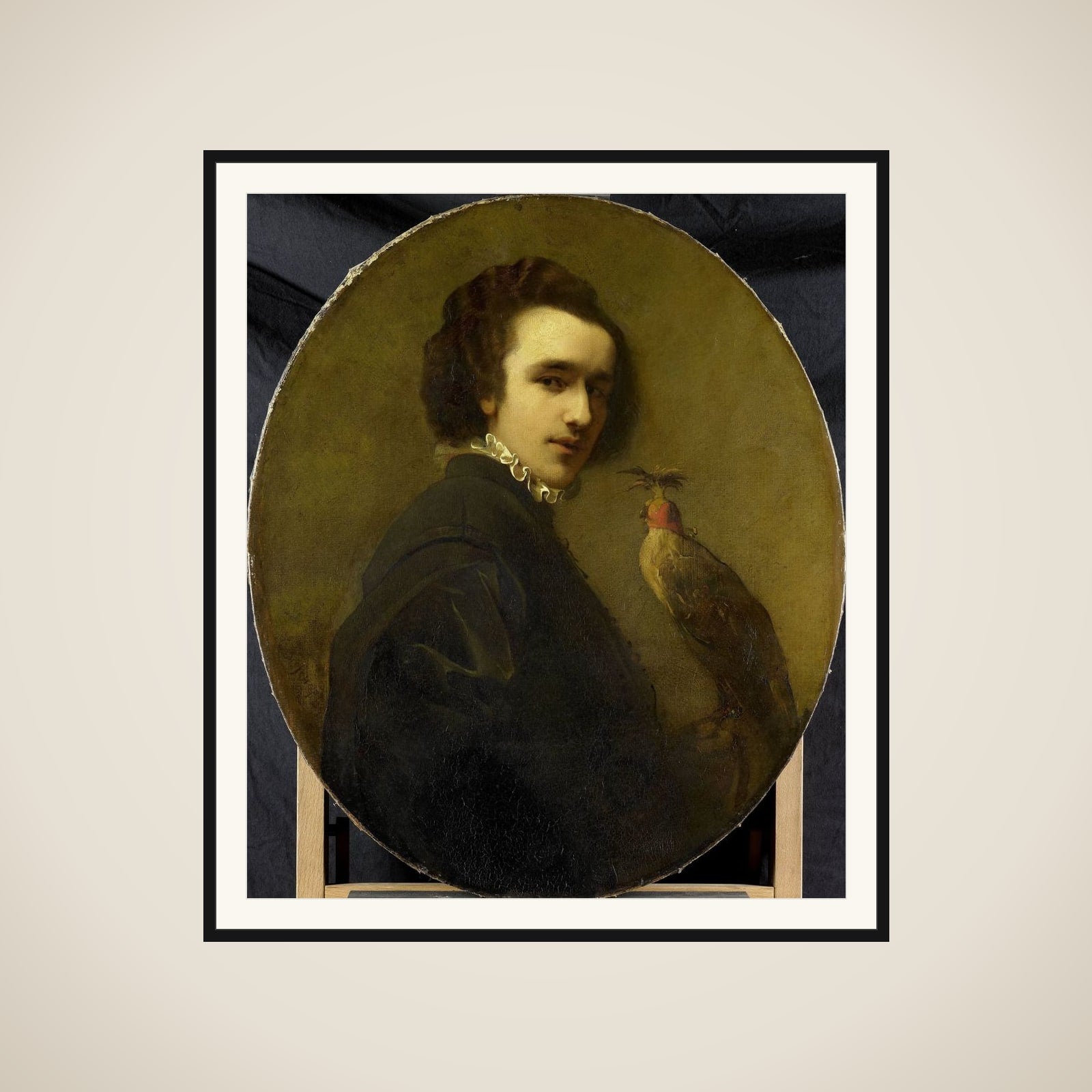 The Falconer framed