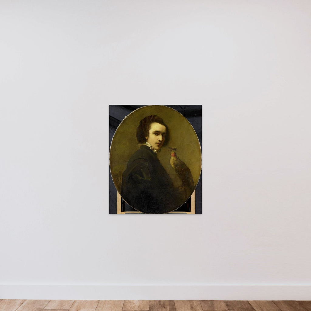 The Falconer unframed — shown to scale