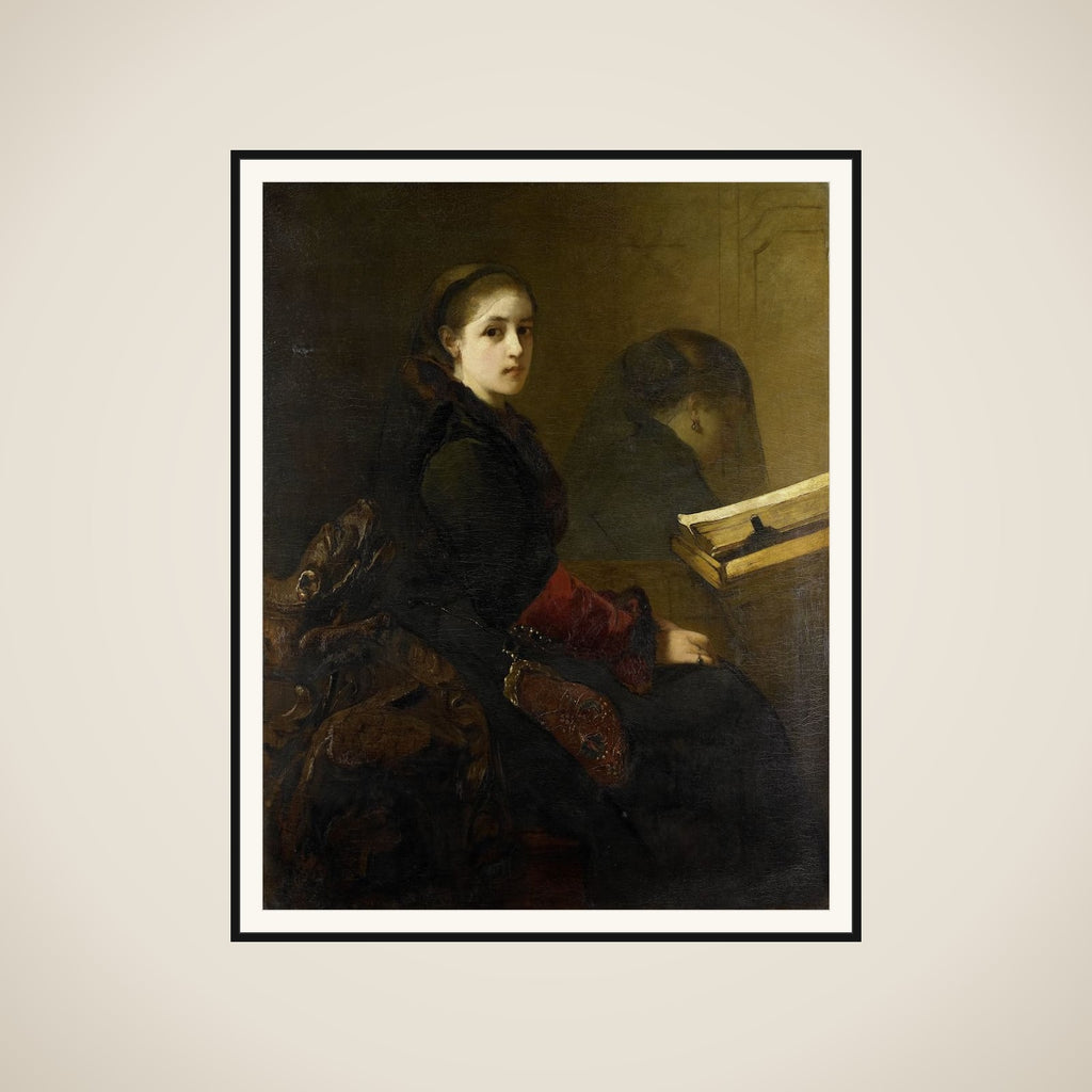 The Interrupted Prayer framed