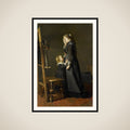 The Widow of a Painter framed