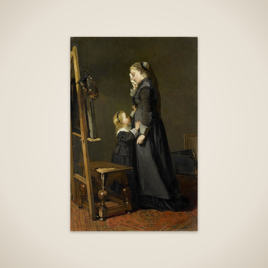 The Widow of a Painter unframed print