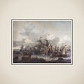 The Battle of the Zuider Zee, 1573 framed