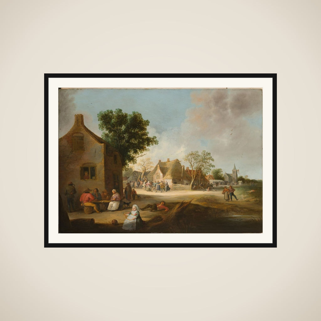 Country Kermis framed