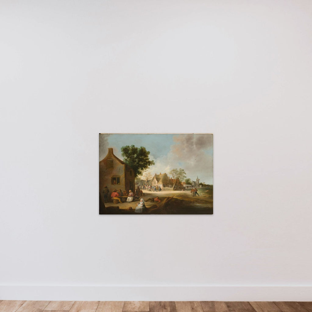 Country Kermis unframed — shown to scale