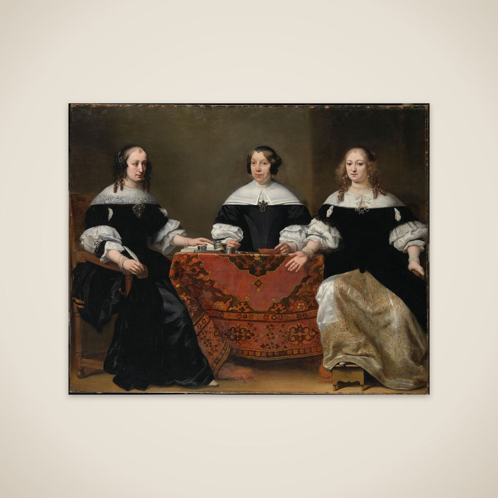 Portrait of the Three Regentesses of the Leprozenhuis, Amsterdam unframed print