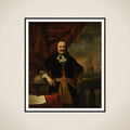 Portrait of Michiel Adriaenszoon de Ruyter (1607-1676), Vice Admiral framed