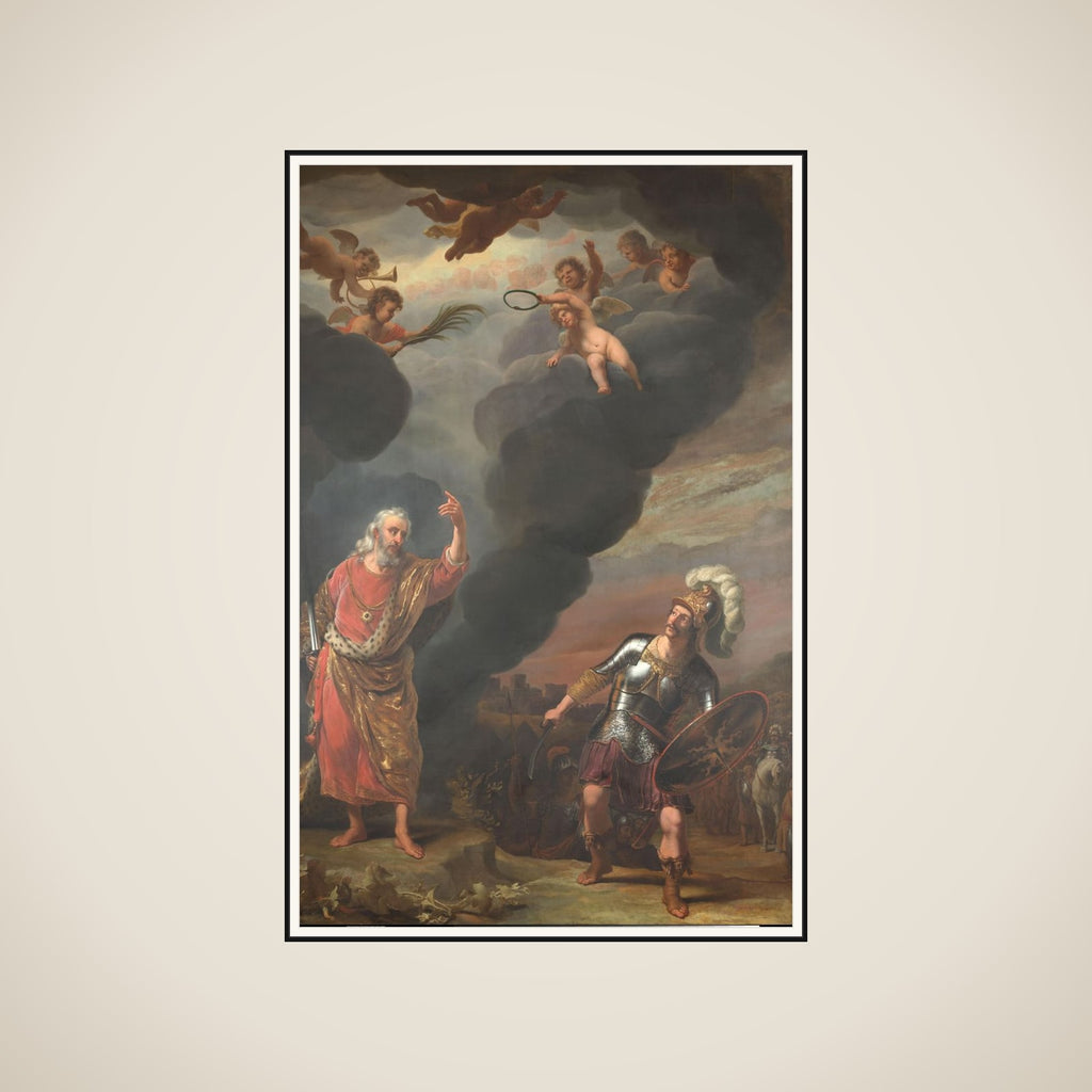 The Captain of God's Army Appearing to Joshua framed