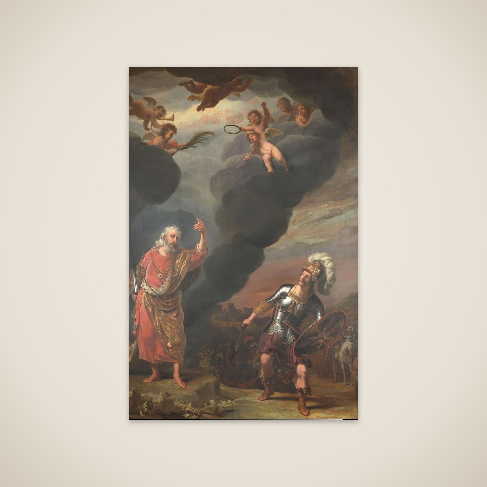 The Captain of God's Army Appearing to Joshua unframed print