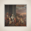 King Cyrus Handing over the Treasure Looted from the Temple of Jerusalem framed