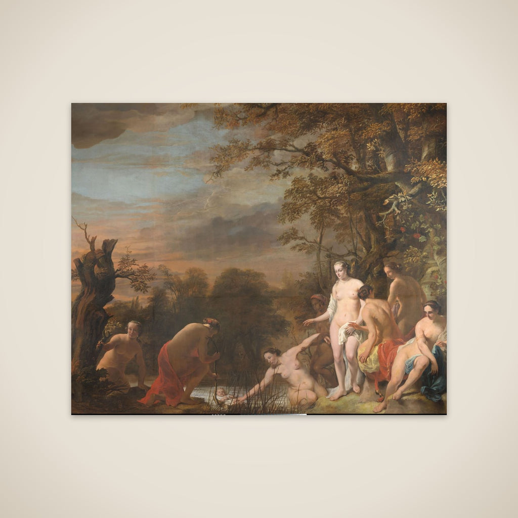 Pharoah's Daughter Discovers Moses in the Rush Basket unframed print