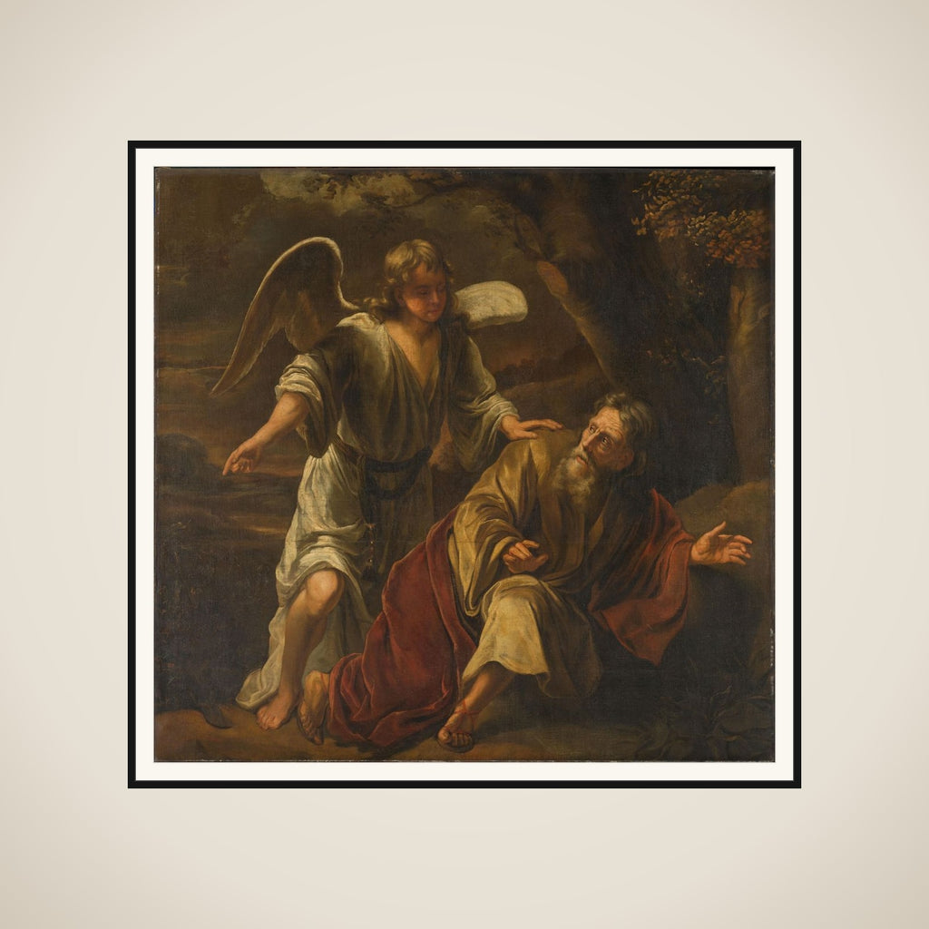Biblical Scene framed