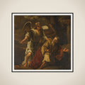 Biblical Scene framed
