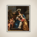 Allegory of Education: Margarita Trip (1640-1714) teaching her sister Anna Maria Trip (1652-1681) framed