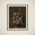 Still Life with Flowers framed