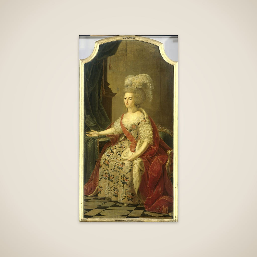 Frederika Sophia Wilhelmina of Prussia (1751-1820), Wife of Prince Willem V unframed print