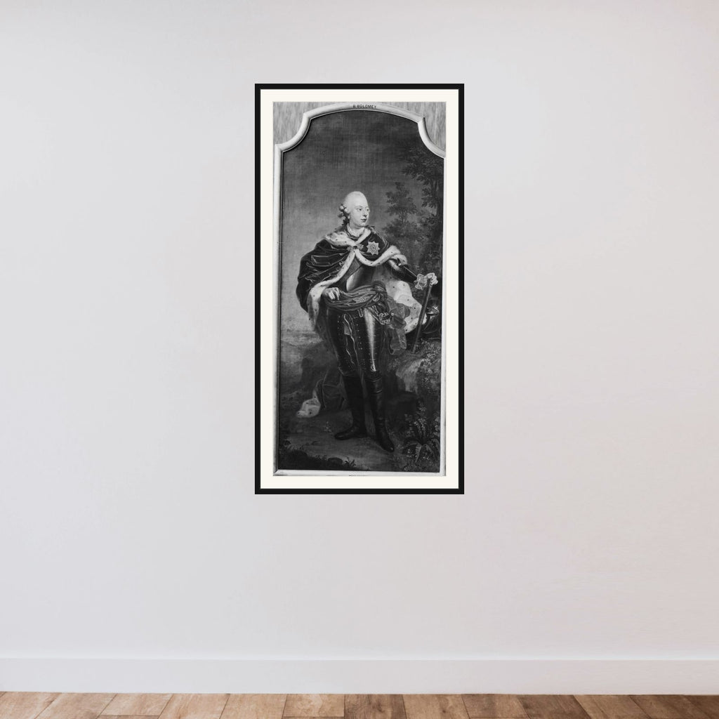 Willem V (1748-1806), Prince of Orange-Nassau framed — shown to scale