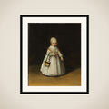 Portrait of Helena van der Schalcke (1646-71). Daughter of Gerard van der Schalcke en Johanna Bardoel and the future Wife of Nicolaes Eichelberg framed