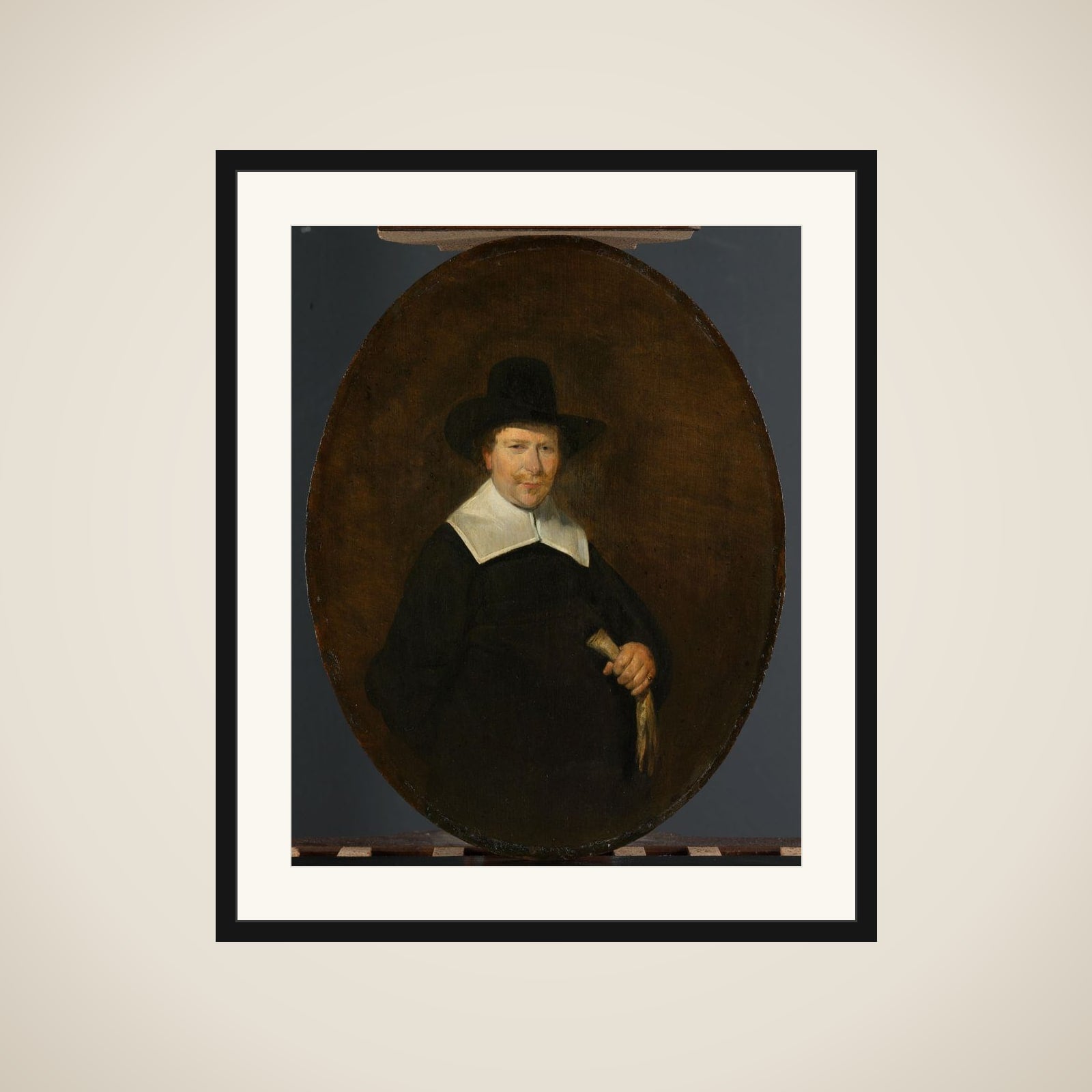 Gerard Abrahamsz van der Schalcke (1609-67). Haarlem Cloth Merchant framed