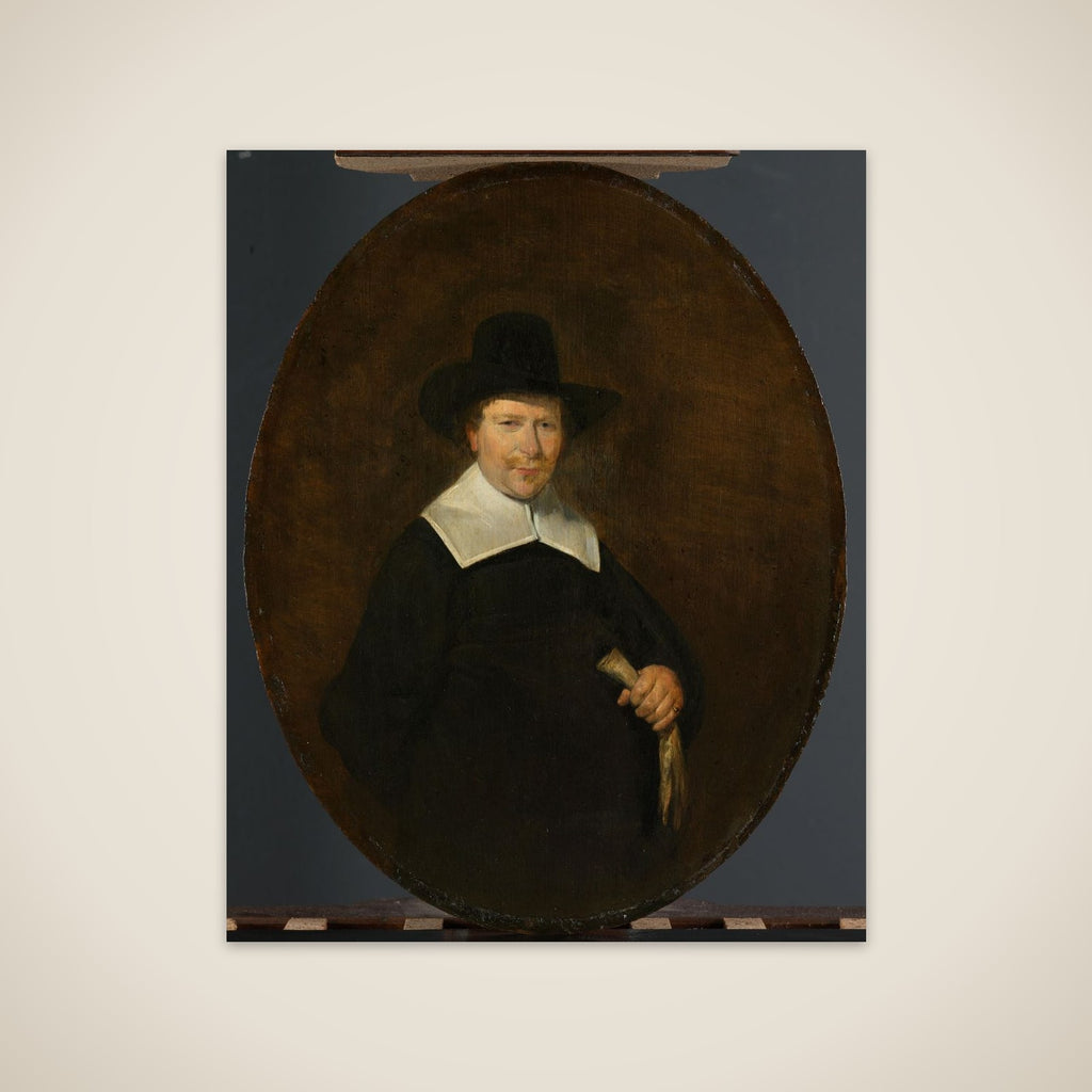 Gerard Abrahamsz van der Schalcke (1609-67). Haarlem Cloth Merchant unframed print