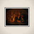 The Drawing Lesson framed