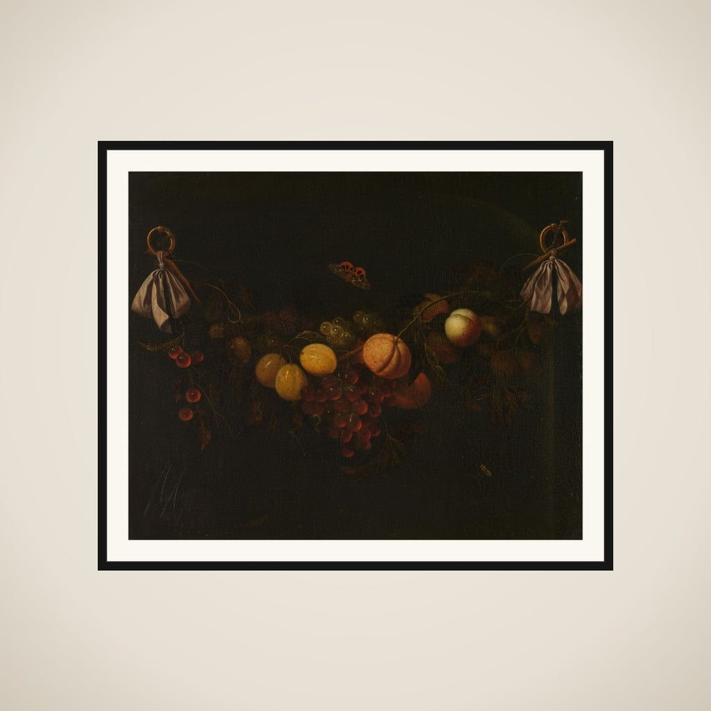 Festoon of Fruits framed
