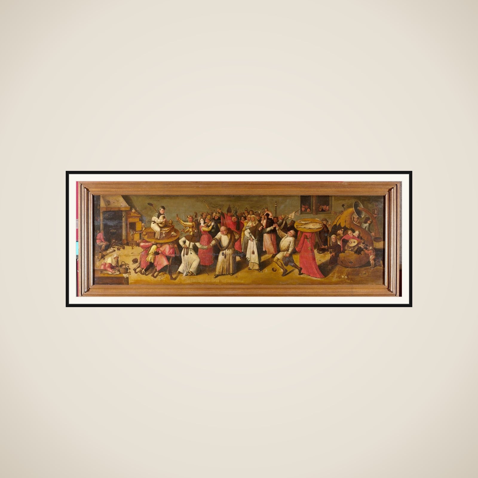 Battle between Carnival and Lent framed