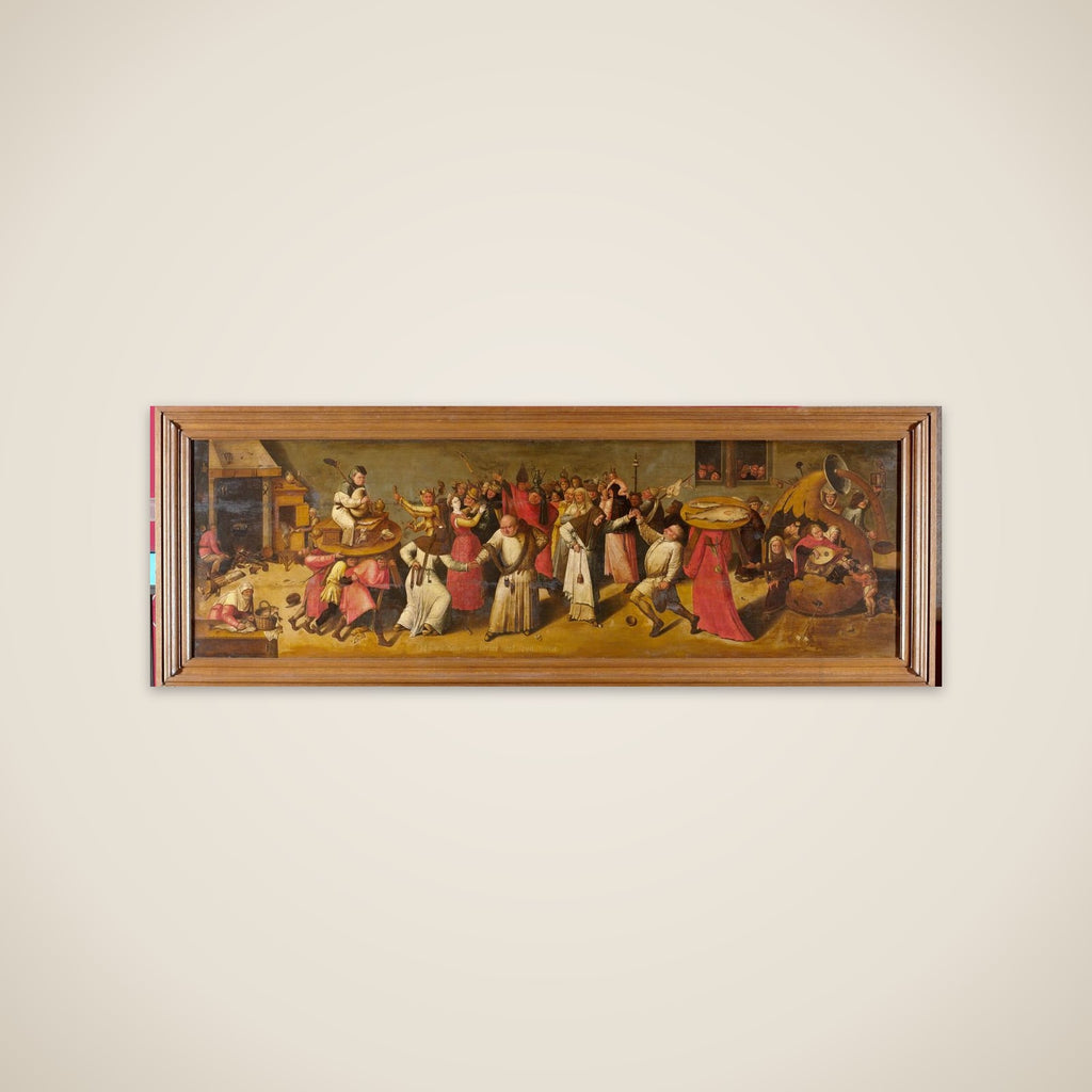 Battle between Carnival and Lent unframed print