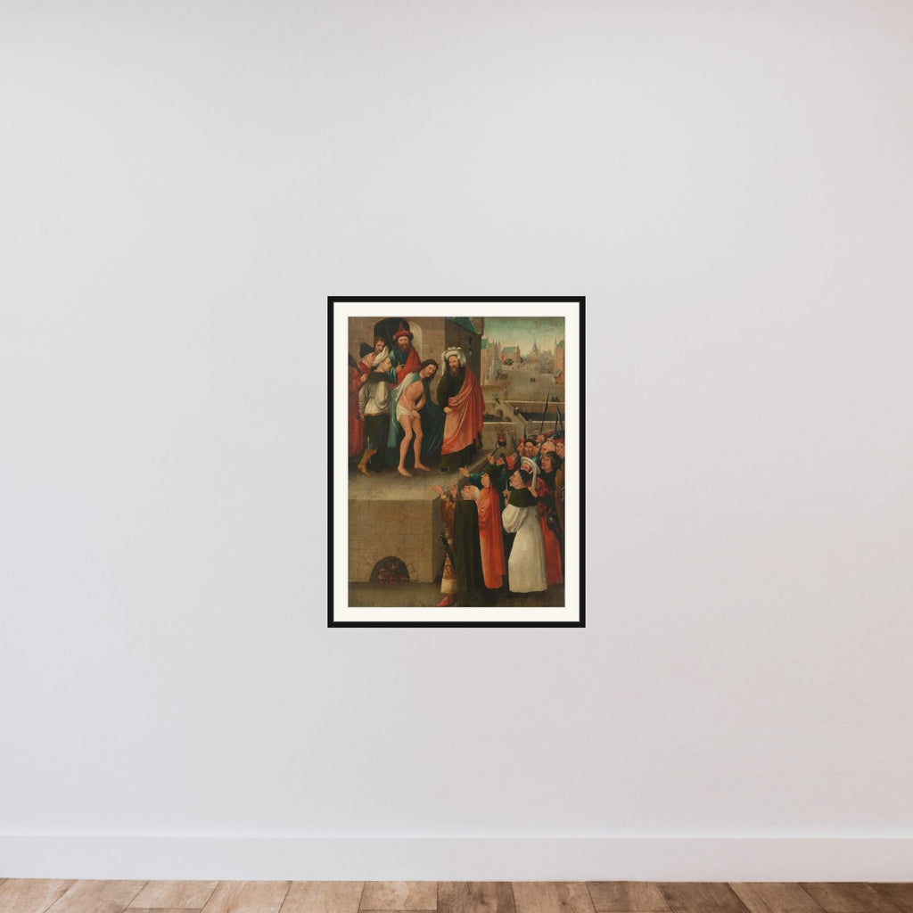 Ecce Homo framed — shown to scale