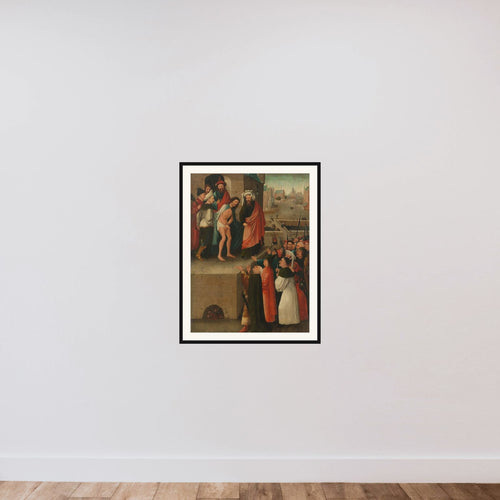 Ecce Homo framed — shown to scale